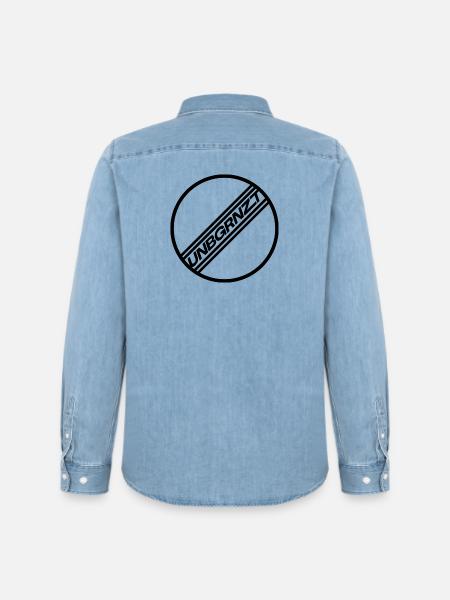 UNBGRNZT by Unlimited Apparel - Men’s Organic Denim Shirt by Stanley/Stella - light wash