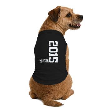 11. GEBURTSTAG LIMITED EDITION 2015 - Premium Organic Hunde-T-Shirt - Schwarz - Hinten