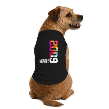 17. GEBURTSTAG LIMITED EDITION 2009 - Premium Organic Hunde-T-Shirt - Schwarz - Hinten
