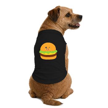 Burger, fast food, essen, kochen Geschenk Koch - Premium Organic Hunde-T-Shirt - Schwarz - Hinten