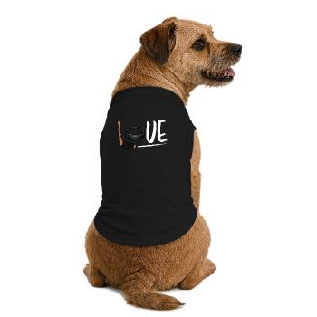 hockey - T-shirt bio premium pour chien - noir - Dos