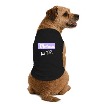 mistress - Premium Organic Dog T-Shirt - black - Back