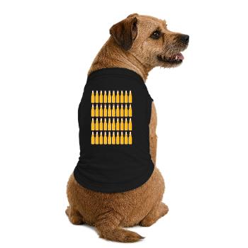 40 bouteilles de bière - Bière - 40 ans - 40e anniversaire - T-shirt bio premium pour chien - noir - Dos