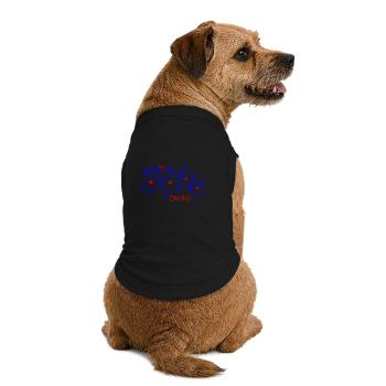 Danke - Premium Organic Hunde-T-Shirt - Schwarz - Hinten