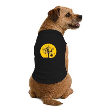 La mort bascule à votre endroit préféré Cadeau - T-shirt bio premium pour chien - noir - Dos