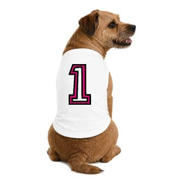 1. 1 JAHR. 1. JAHRESTAG. 1 JAHR GEBURTSTAG - Premium Organic Hunde-T-Shirt - Weiß - Hinten