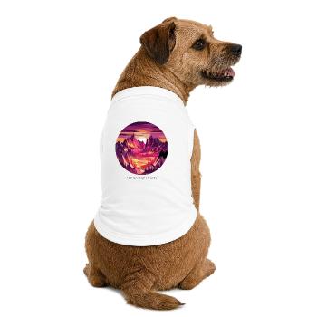 New Day, New Heights - Premium Organic Dog T-Shirt - white - Back