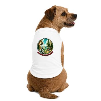 The Hunt for Hidden Treasures - Premium Organic Hunde-T-Shirt - Weiß - Hinten