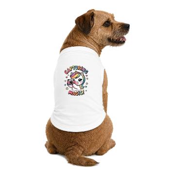 Capturer la magie ! - T-shirt bio premium pour chien - blanc - Dos