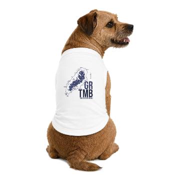 Tour du Mont Blanc TMB Trek Randonnée Alpes - T-shirt bio premium pour chien - blanc - Dos