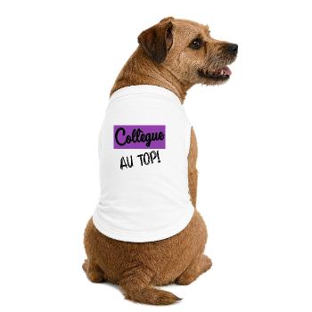 RETRAITE. RETRAITE. RETRAITEE. RETRAITE - T-shirt bio premium pour chien - blanc - Dos