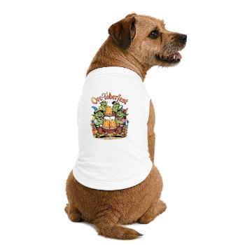 Ork-Toberfest - Premium Organic Hunde-T-Shirt - Weiß - Hinten