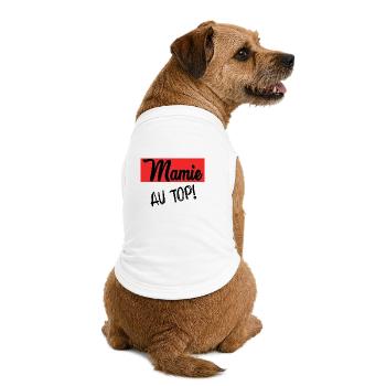 BONNE FÊTE MAMAN. MAMAN. FÊTE DES MÈRES - T-shirt bio premium pour chien - blanc - Dos