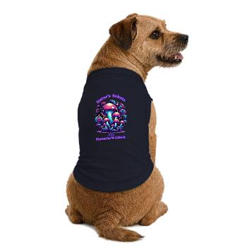 Magic mushroom miracle - Premium Organic Dog T-Shirt - navy - Back