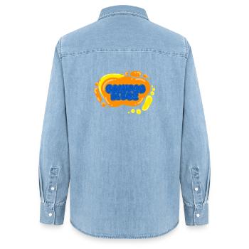 Calypso Blous - Calypso Blous - Frauen Jeanshemd Organic von Stanley/Stella - verwaschenes Hellblau - Hinten - AI Model Female 172 light (172cm)