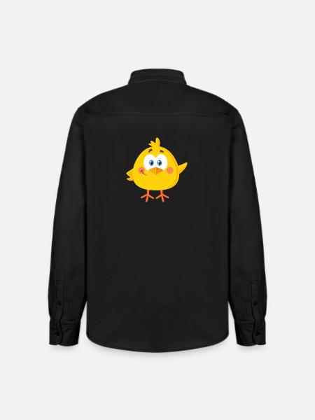 Little chick - Relaxed Fit Unisex Organic Shirt by Stanley/Stella - washed black