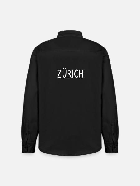 Zurich - Relaxed Fit Unisex Organic Shirt by Stanley/Stella - washed black