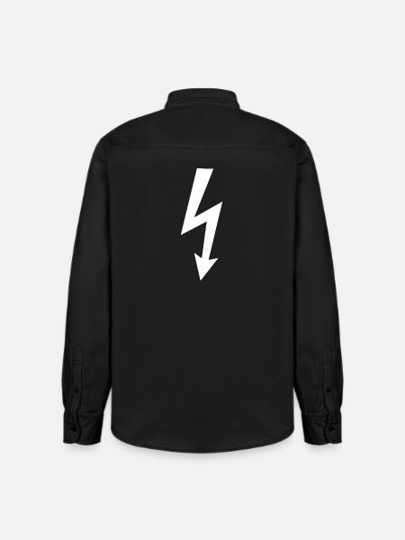 Blitz Logo - Relaxed Fit Unisex Organic Hemd von Stanley/Stella - washed Black