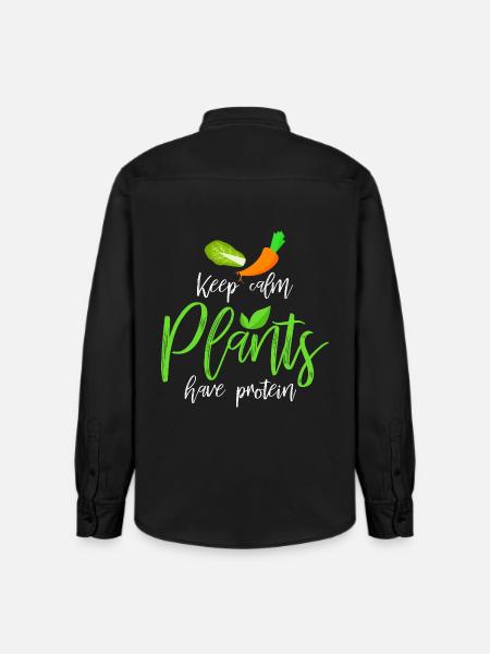 Vegan - Relaxed Fit Unisex Organic Shirt by Stanley/Stella - washed black