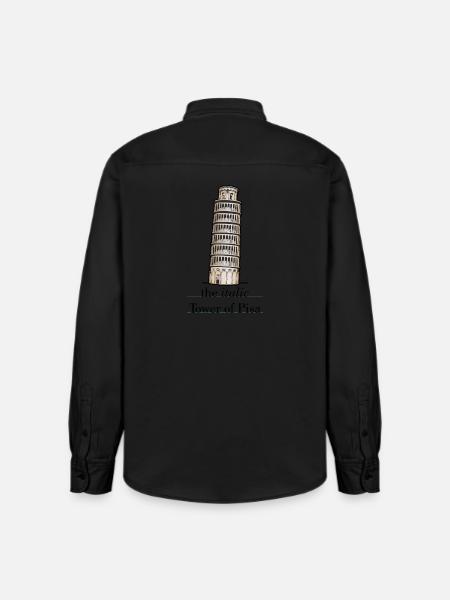the italic Tower - Relaxed Fit Unisex Organic Hemd von Stanley/Stella - washed Black