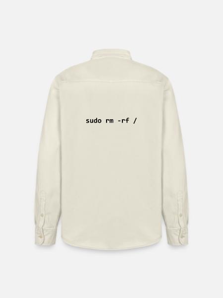 sudo rm rf - Relaxed Fit Unisex Organic Hemd von Stanley/Stella - Natur