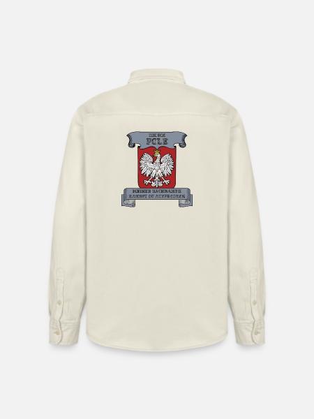 ich bin Pole - Relaxed Fit Unisex Organic Hemd von Stanley/Stella - Natur
