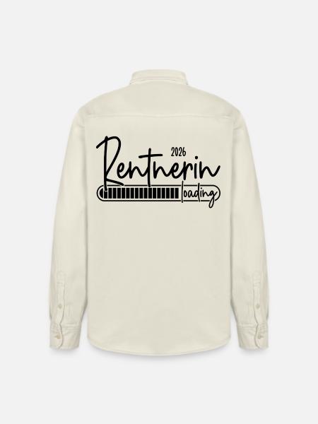 Rentnerin 2026 Loading - Relaxed Fit Unisex Organic Hemd von Stanley/Stella - Natur
