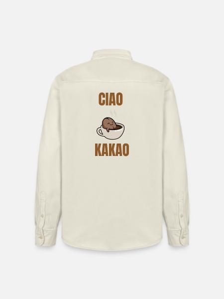 ciao cocoa - Relaxed Fit Unisex Organic Shirt by Stanley/Stella - soft Ecru