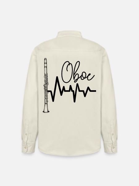 Oboe - Relaxed Fit Unisex Organic Hemd von Stanley/Stella - Natur