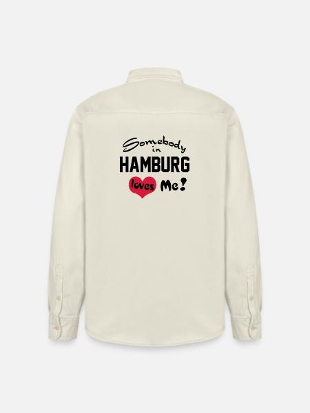 hamburg - Relaxed Fit Unisex Organic Hemd von Stanley/Stella - Natur