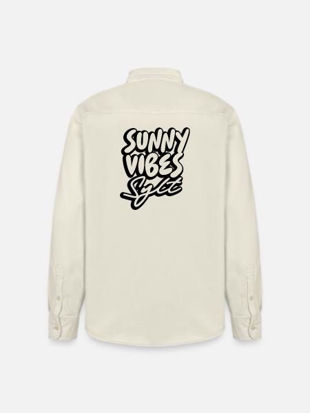 SUNNY VIBES SYLT - Relaxed Fit Unisex Organic Shirt by Stanley/Stella - soft Ecru