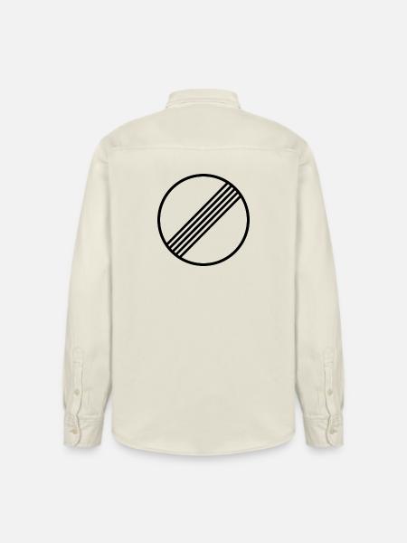 UNLIMITED MOTORWAY GERMANY - Relaxed Fit Unisex Organic Shirt by Stanley/Stella - soft Ecru
