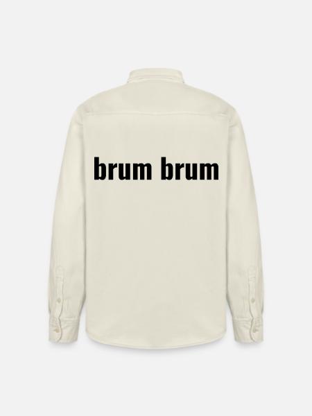 Brum Brum - Chemise unisexe coupe décontractée bio Stanley/Stella - écru doux