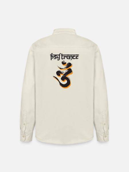 PsyTrance - Chemise unisexe coupe décontractée bio Stanley/Stella - écru doux