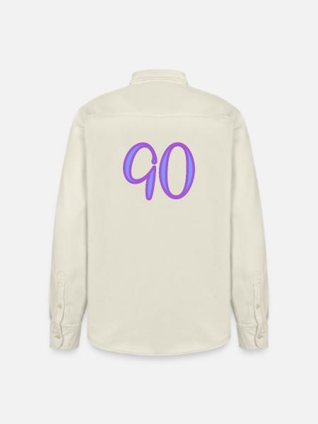90 - Relaxed Fit Unisex Organic Shirt by Stanley/Stella - soft Ecru