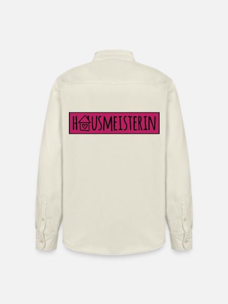 Hausmeisterin - Relaxed Fit Unisex Organic Hemd von Stanley/Stella - Natur