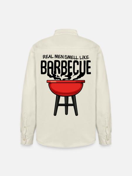 Red Kettle Grill Illustration - Chemise unisexe coupe décontractée bio Stanley/Stella - écru doux