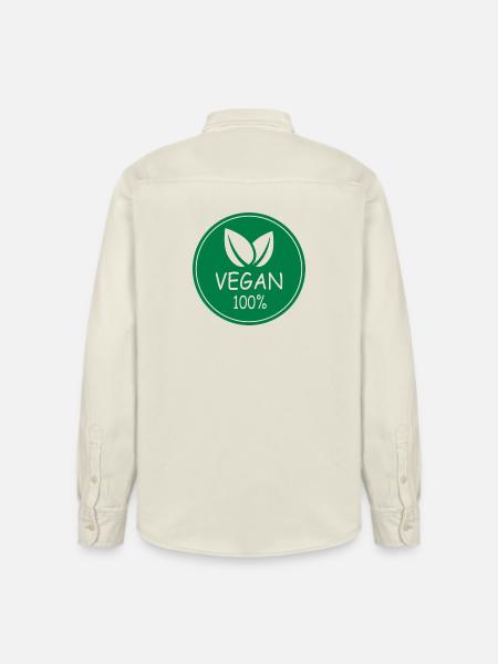 vegan 100% - Relaxed Fit Unisex Organic Hemd von Stanley/Stella - Natur