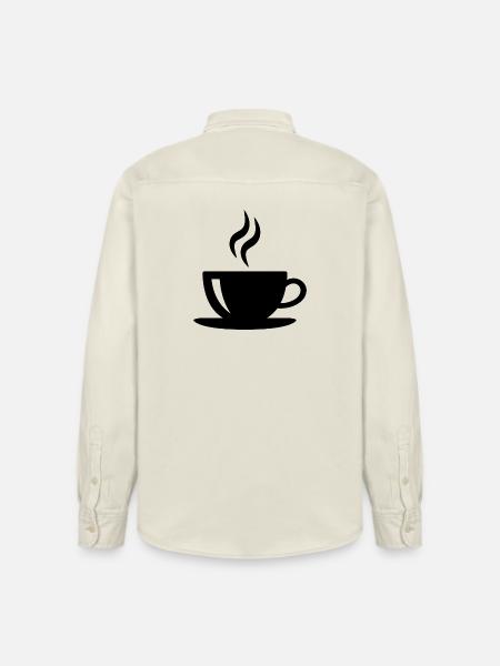 Kaffeetasse - Relaxed Fit Unisex Organic Hemd von Stanley/Stella - Natur