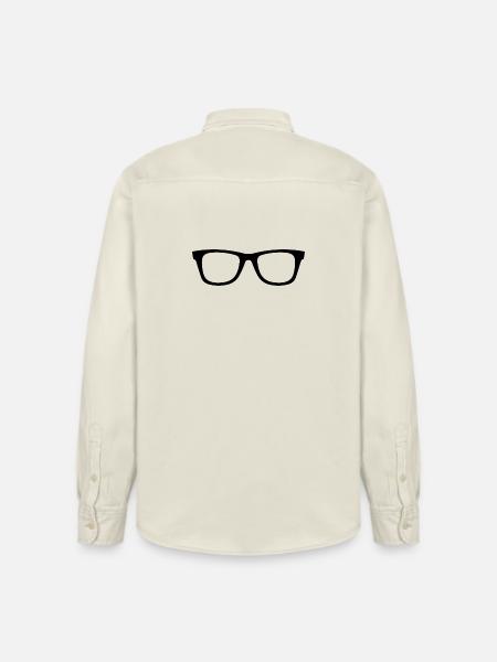 Lunettes - Chemise unisexe coupe décontractée bio Stanley/Stella - écru doux