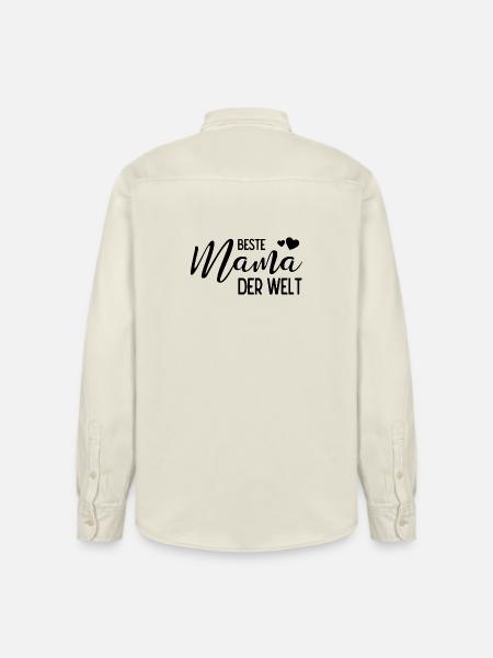 Beste Mama der Welt - Relaxed Fit Unisex Organic Hemd von Stanley/Stella - Natur