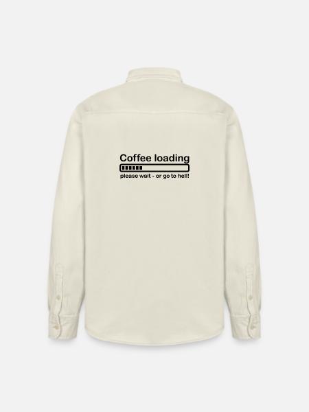 Coffee loading - Relaxed Fit Unisex Organic Shirt by Stanley/Stella - soft Ecru