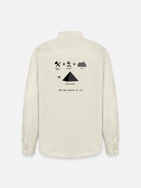 Weltwunder - Relaxed Fit Unisex Organic Hemd von Stanley/Stella - Natur