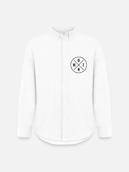 MOIN - Männer Oxford Hemd von Stanley/Stella - Weiß