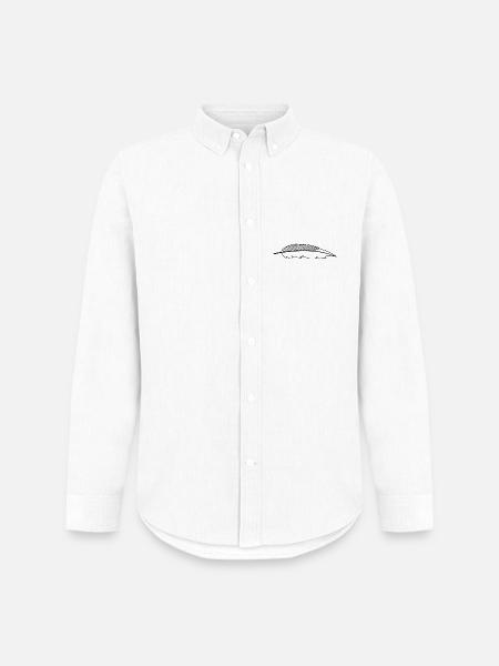 feather - Men's Oxford Shirt by Stanley/Stella - white