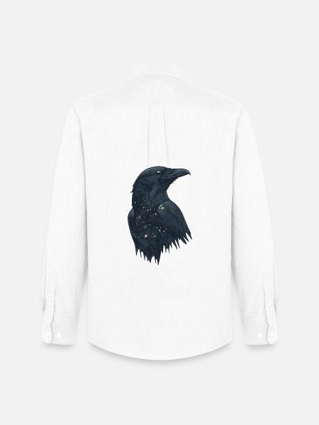 Raven - Men's Oxford Shirt by Stanley/Stella - white
