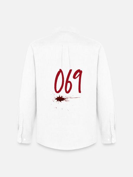 Postal Code Frankfurt 069 - Men's Oxford Shirt by Stanley/Stella - white