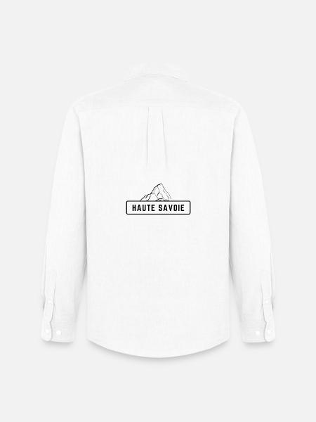Haute Savoie Black Mountain - Men's Oxford Shirt by Stanley/Stella - white