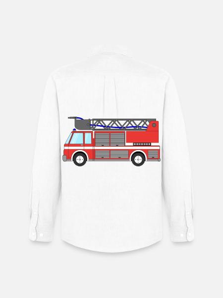 Fire engine Fire engine - Men's Oxford Shirt by Stanley/Stella - white