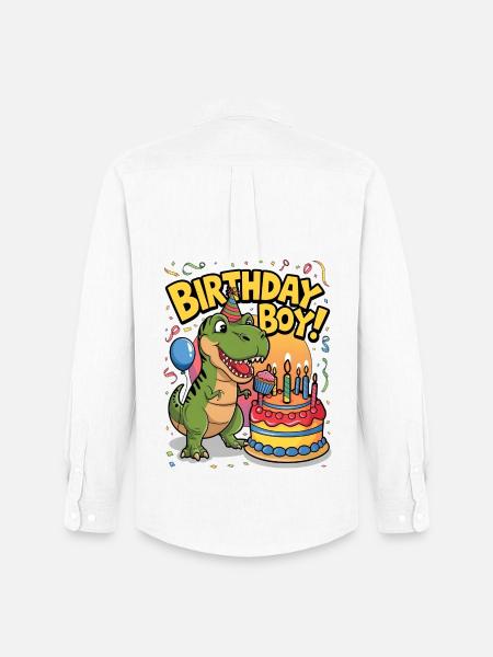 Birthday Boy - Men's Oxford Shirt by Stanley/Stella - white